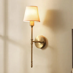 Applique Murale en Cuivre - Design Élégant avec Lumière Douce