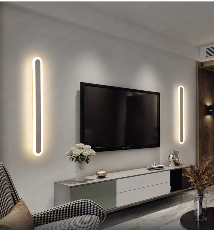 Lampe Murale Minimaliste en Aluminium - Éclairage Élégant et Durable