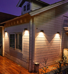 Applique Murale Solaire Extérieure - Éclairage Ambiance Élégant et Durable