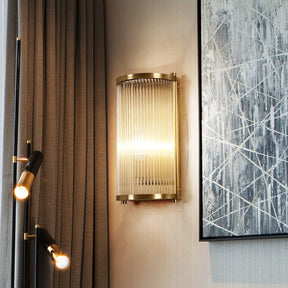 Lampe Murale en Cuivre Élégante - Éclairage Luxueux et Fonctionnel