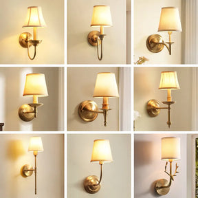 Applique Murale en Cuivre - Design Élégant avec Lumière Douce