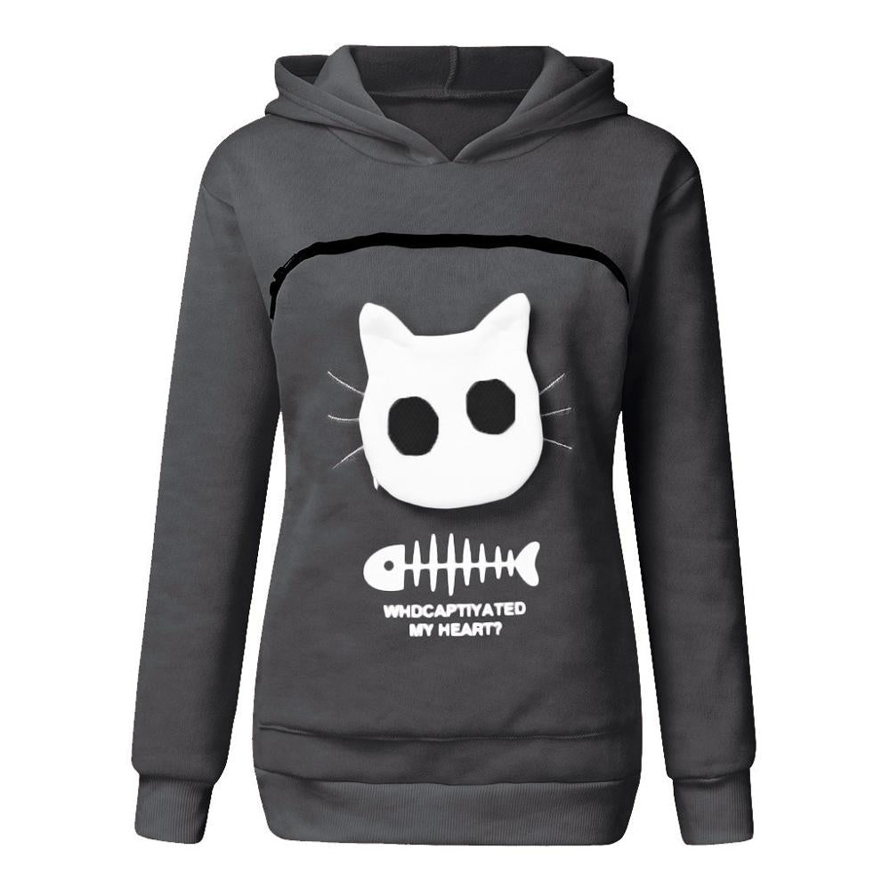 Pull d'Étreinte pour Animaux - Confort en Coton avec Poche Amovible