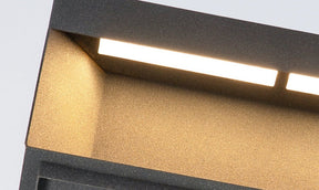 Lampe d'extérieur moderne avec capteur - Éclairage intelligent et résistant aux intempéries