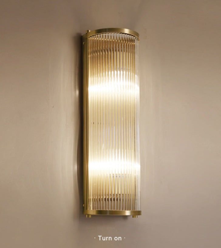 Lampe Murale en Cuivre Élégante - Éclairage Luxueux et Fonctionnel