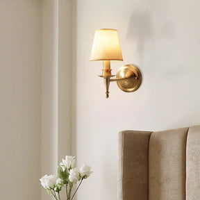 Applique Murale en Cuivre - Design Élégant avec Lumière Douce