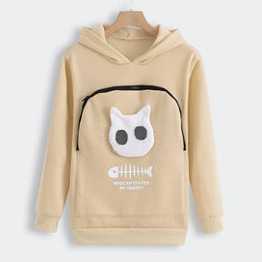 Pull d'Étreinte pour Animaux - Confort en Coton avec Poche Amovible