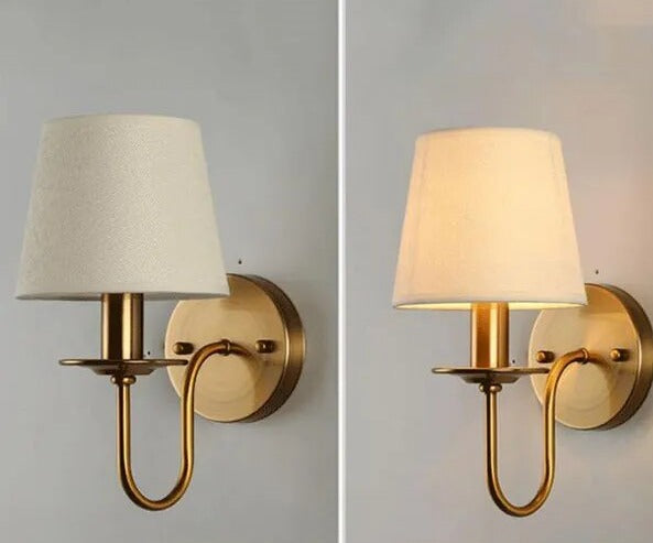 Lampe Murale Dorée Moderne - Élégance et Ambiance Chaleureuse