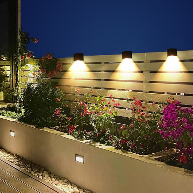Applique Murale Solaire Extérieure - Éclairage Ambiance Élégant et Durable