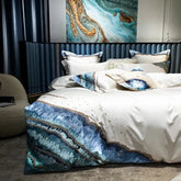 Housse de Couette en Coton Égyptien - Luxe Respirant et Confort Optimal