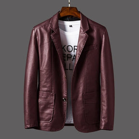 Blazer en Cuir pour Homme - Élégance Classique et Confort Optimal