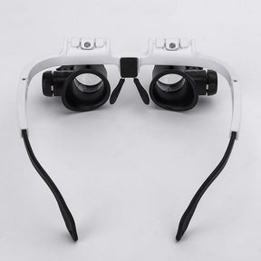 Lunettes de Grossissement LED Ajustables - Grossissement 8x, 15x et 23x