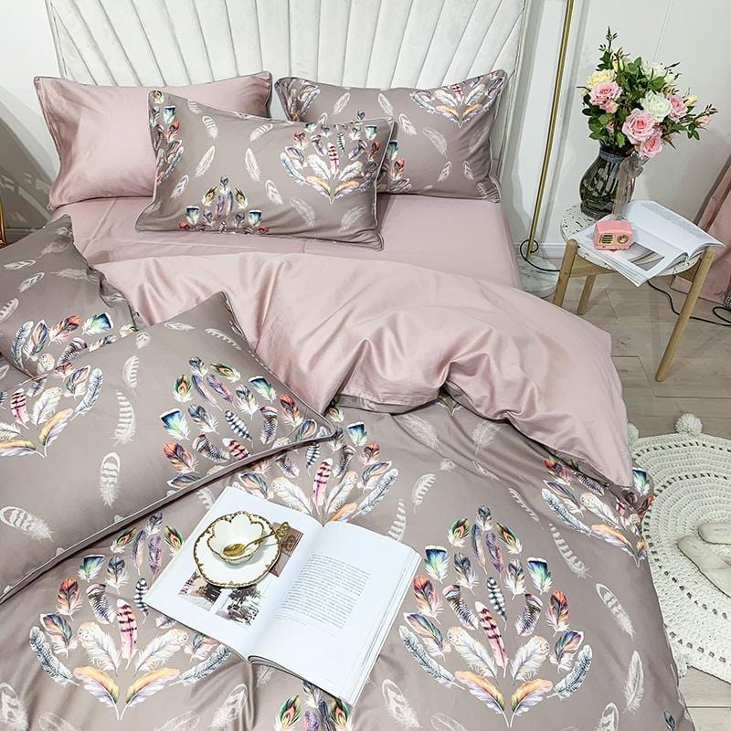 Ensemble de Couette en Coton Égyptien - Luxe et Confort Inégalé pour Votre Chambre