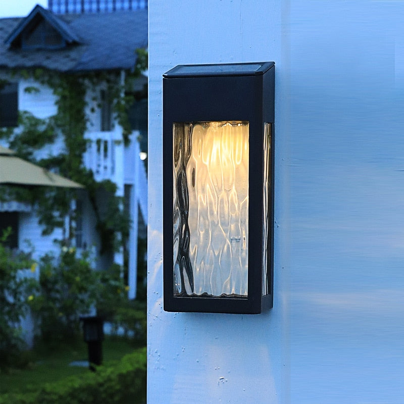 Applique Murale Solaire Extérieure - Éclairage Durable et Résistant aux Intempéries