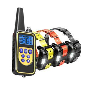 Collier de Dressage Étanche pour Chien - Batterie Rechargeable et Télécommande Longue Portée