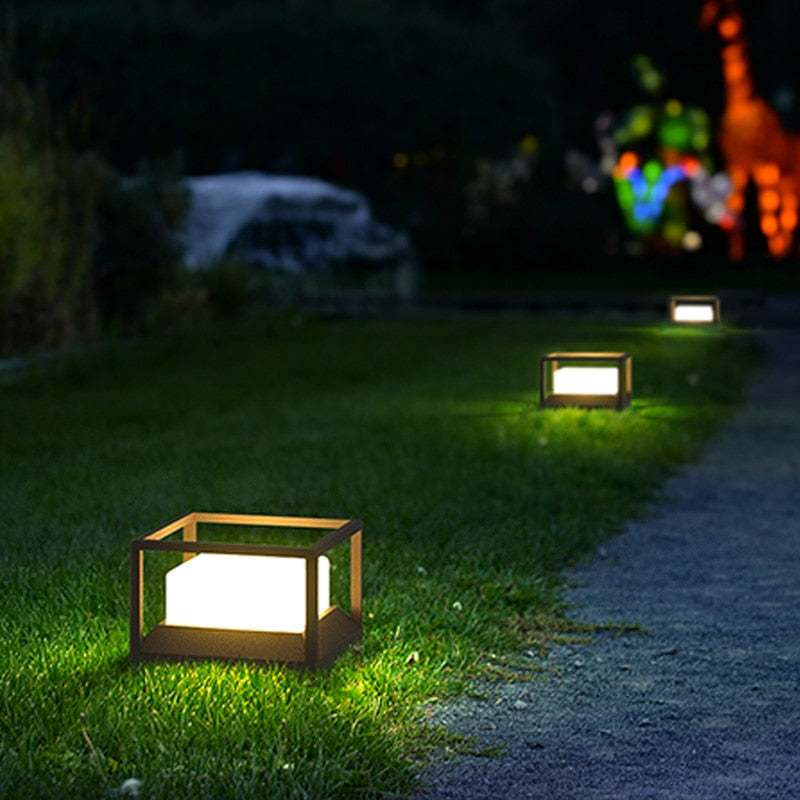 Lampe Solaire pour Terrasse - Éclairage Élégant et Écologique