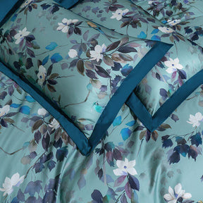 Ensemble de Literie en Coton Égyptien - Motifs Floraux Élégants et Confort Ultime