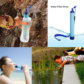 Filtre à Eau Portable pour Survie - Filtration Avancée et Utilisation Facile