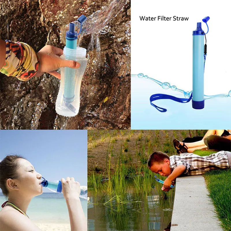 Filtre à Eau Portable pour Survie - Filtration Avancée et Utilisation Facile