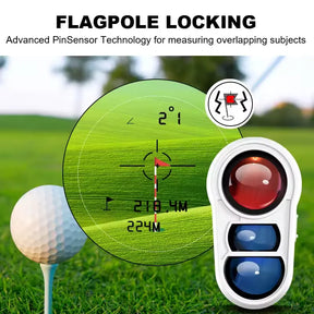Télémètre de Golf Précis - Compensation de Pente et Portée de 914m