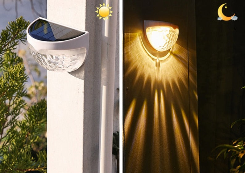 Lampe Solaire Murale Énergétique - Éclairage Durable et Résistant aux Intempéries