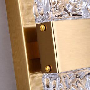 Applique Murale Minimaliste en Cristal - Luxe et Éclairage Ajustable pour Intérieur