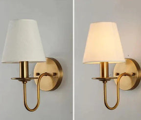Lampe Murale Dorée Moderne - Élégance et Ambiance Chaleureuse