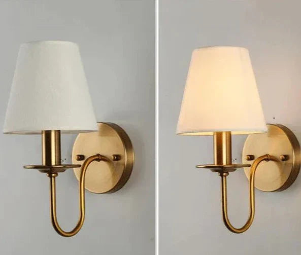 Lampe Murale Dorée Moderne - Élégance et Ambiance Chaleureuse