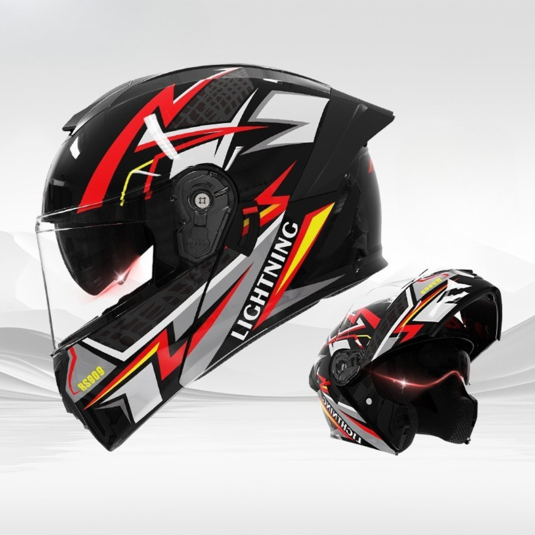 Casque de Moto Modulaire Hommes - Protection Ultime et Confort Supérieur
