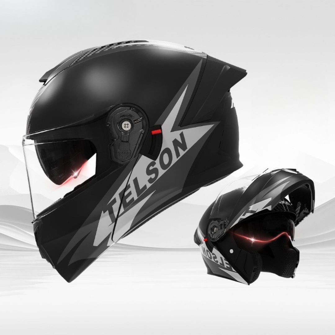 Casque de Moto Modulaire Hommes - Protection Ultime et Confort Supérieur