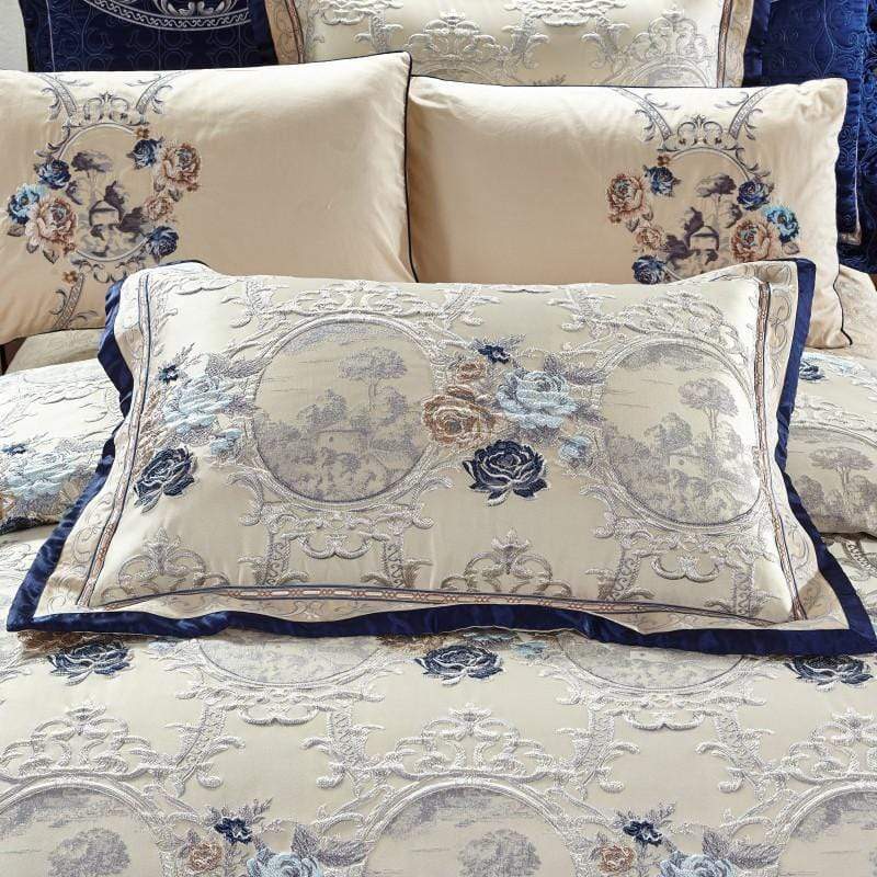 Literie en Coton-Satin Motif Oriental - Luxe Élégant et Confortable