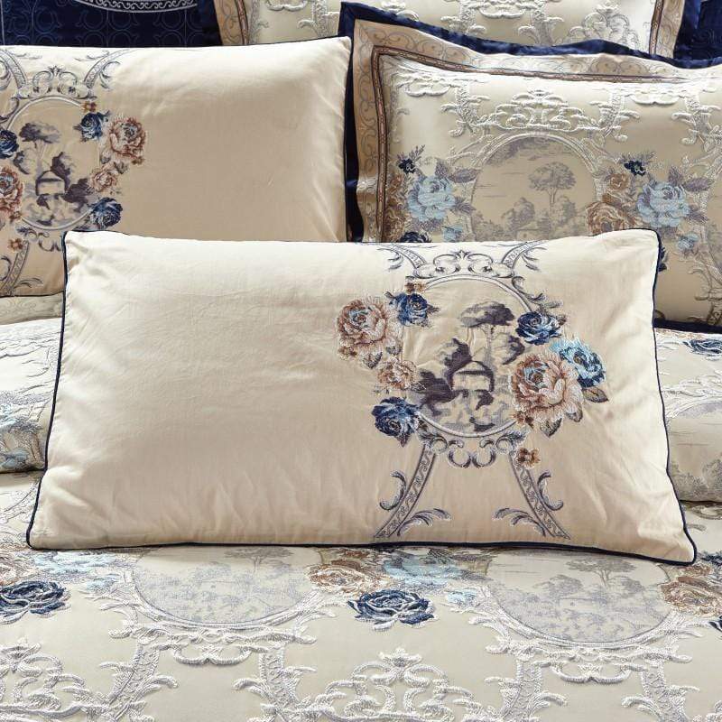 Literie en Coton-Satin Motif Oriental - Luxe Élégant et Confortable