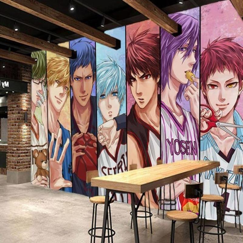 Papier Peint Japonais Manga  Basketball Team