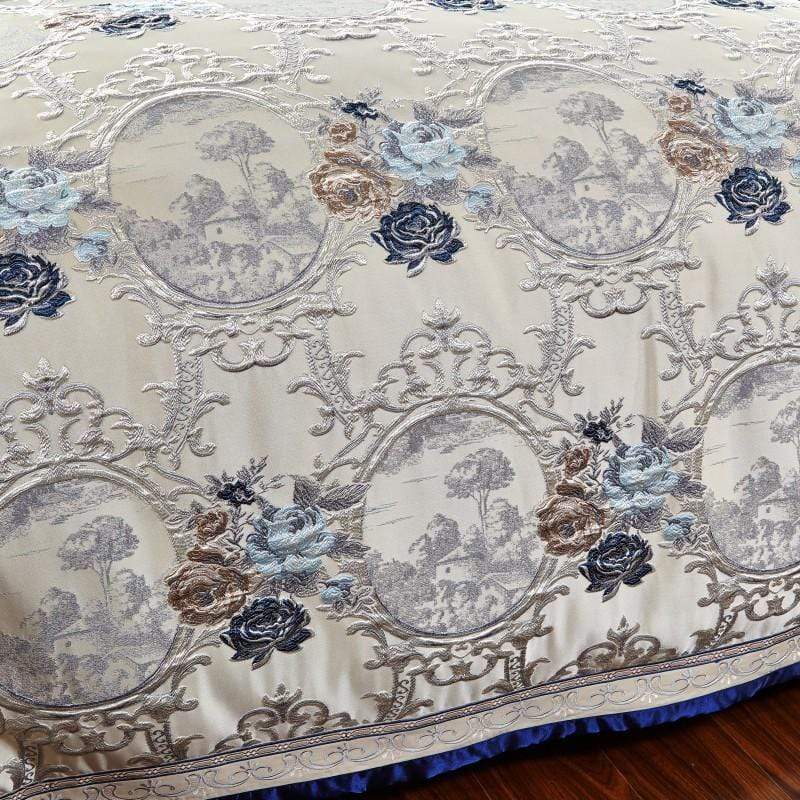 Literie en Coton-Satin Motif Oriental - Luxe Élégant et Confortable