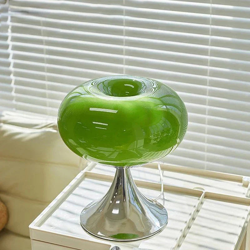 Lampe de Table en Forme de Pomme - Éclairage Vintage et Accueillant