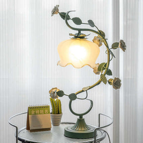 Lampe à Pétales de Rose - Éclairage Romantique et Élégant