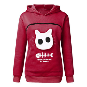 Pull d'Étreinte pour Animaux - Confort en Coton avec Poche Amovible