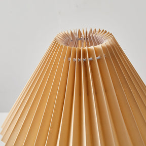 Lampe de Table en Bois et Tissu - Éclairage Doux et Ambiance Chaleureuse