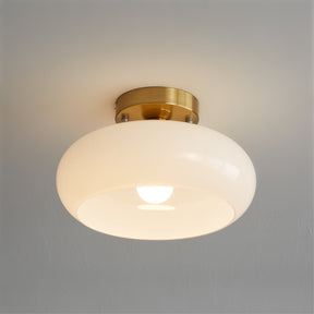 Plafonnier Élégant en Verre - Éclairage Intime et Ambiance Cosy