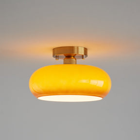 Plafonnier Élégant en Verre - Éclairage Intime et Ambiance Cosy