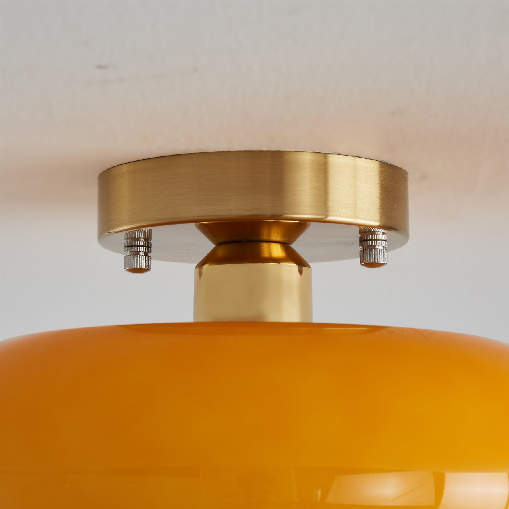 Plafonnier Élégant en Verre - Éclairage Intime et Ambiance Cosy