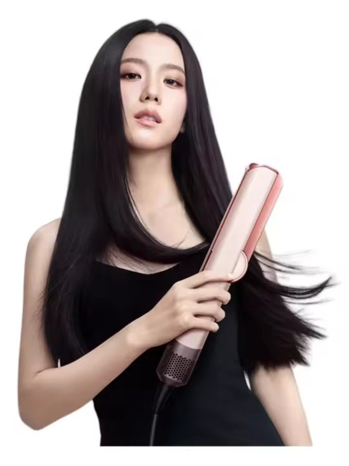 Sèche-Cheveux Lisseur 2-en-1 - Coiffage Rapide et Sans Frisottis