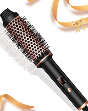 Brosse à Friser Chauffante - Coiffage Sûr et Sans Effort