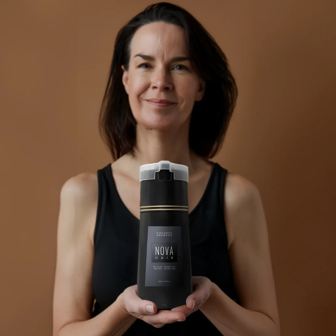 Shampooing Colorant Rapide Sans Ammoniaque - Transformation Éclatante en 10 Minutes