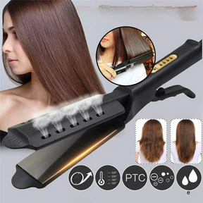 Lisseur de Cheveux à Vapeur - Coiffage 2-en-1 Sans Frisottis