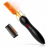 Peigne Chauffant Électrique pour Cheveux - Stylisme Rapide et Sûr à Domicile