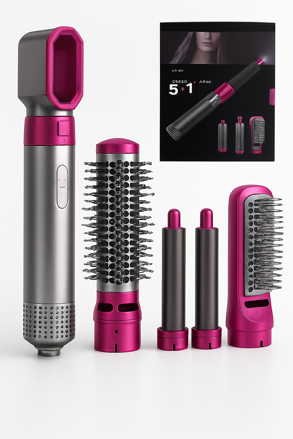 Styler Capillaire 5-en-1 - Coiffage Rapide et Résultats de Salon