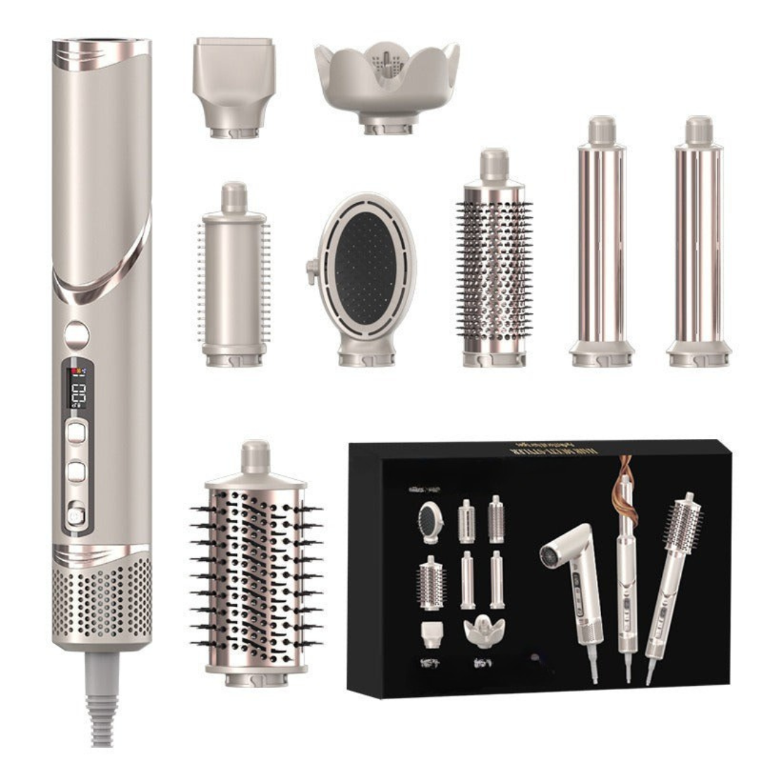 Styler Capillaire Professionnel - Système d'Air Chaud et Froid pour Volume et Brillance