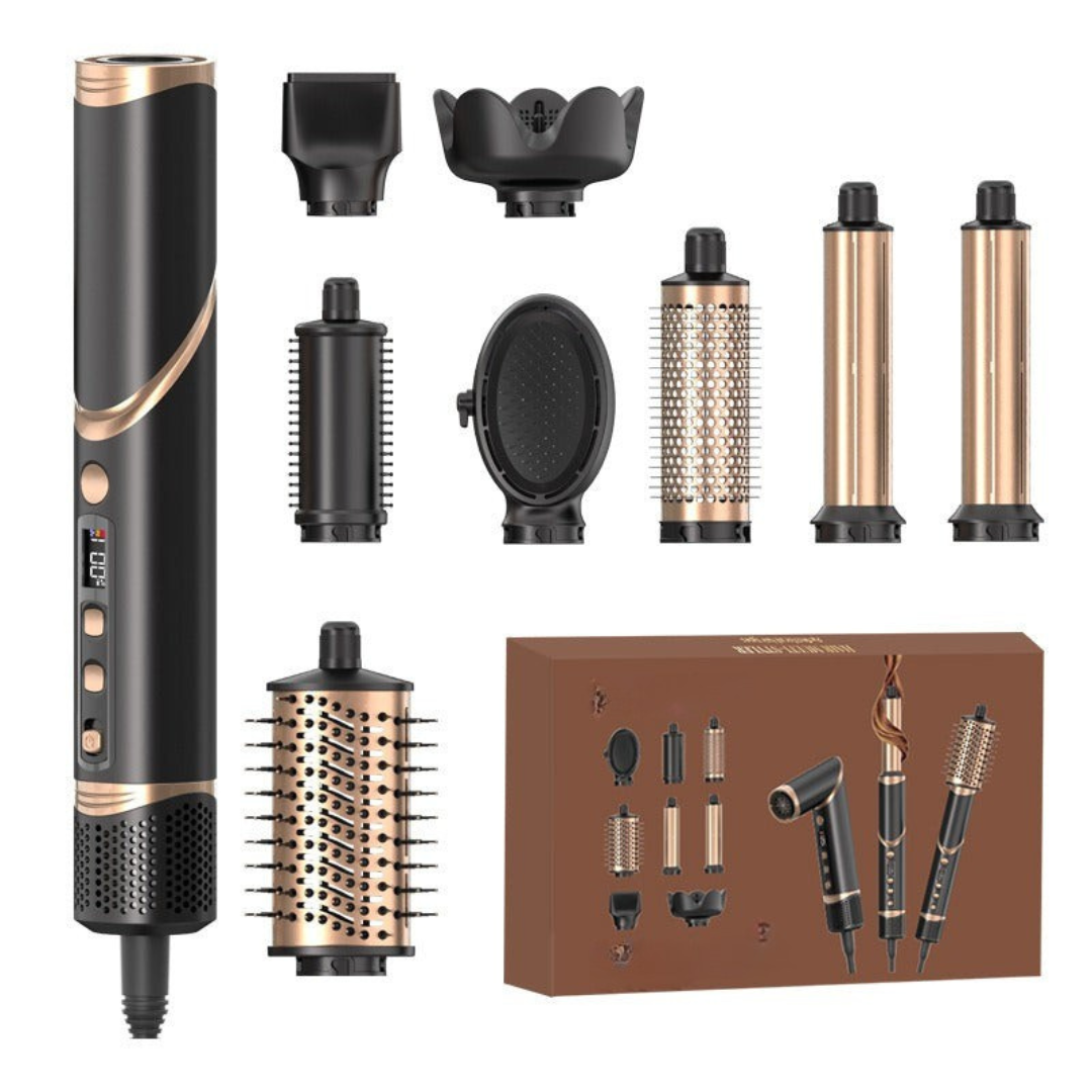 Styler Capillaire Professionnel - Système d'Air Chaud et Froid pour Volume et Brillance