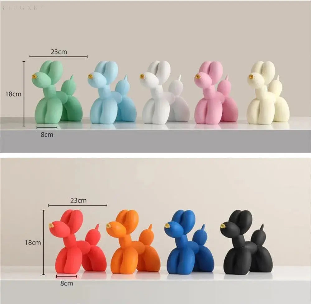 Sculpture de Ballon en Résine - Élégante Décoration Ludiques pour Intérieur