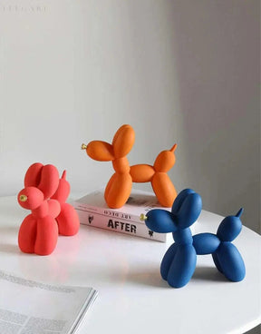 Sculpture de Ballon en Résine - Élégante Décoration Ludiques pour Intérieur